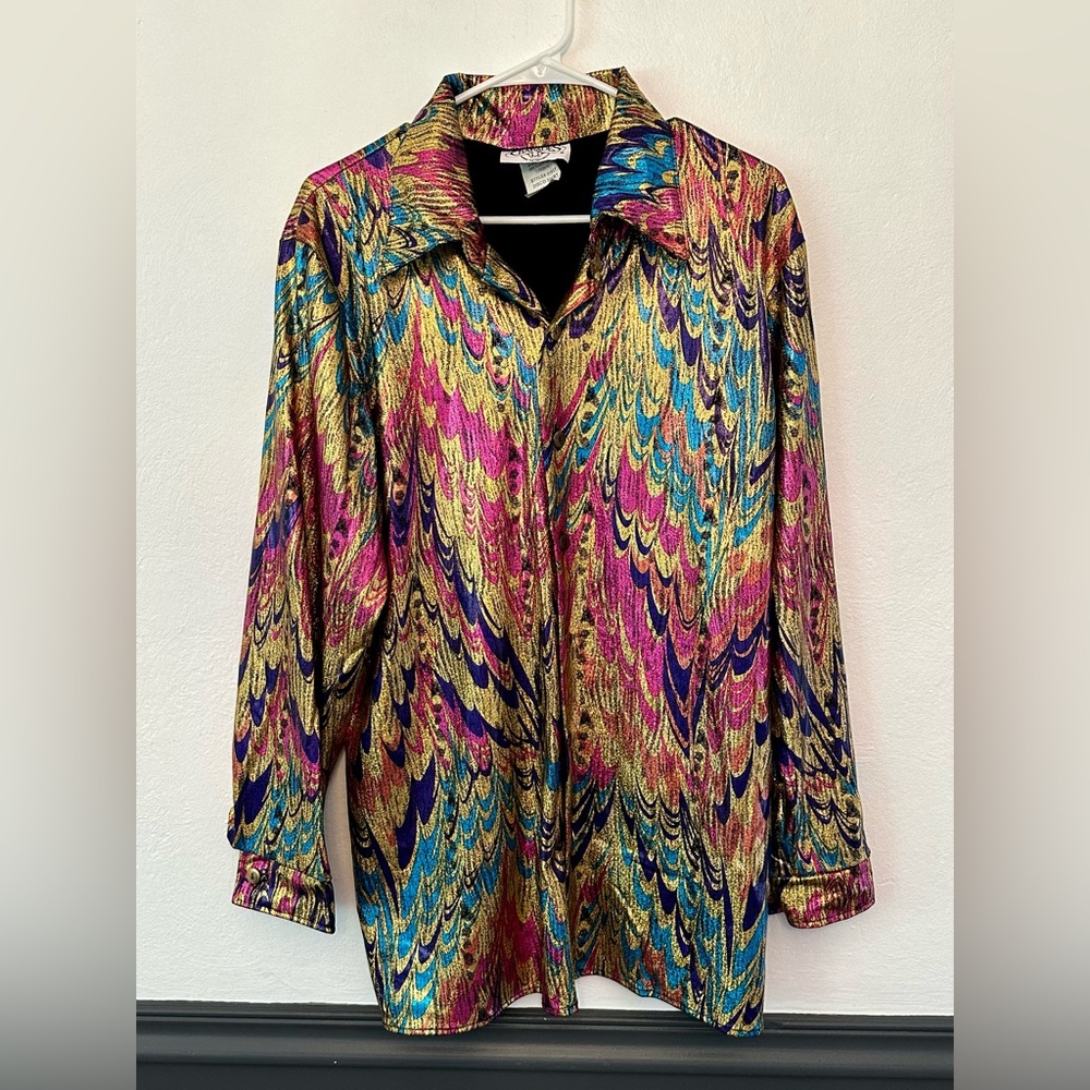Men’s Disco Halloween Shirt- Size M.